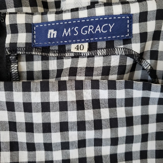 M'S GRACY(エムズグレイシー)のエムズグレイシー　ワンピース　40　 レディースのワンピース(ひざ丈ワンピース)の商品写真