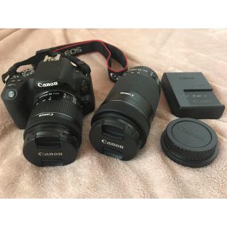 キヤノン(Canon)のCanon一眼レフカメラ  EOS Kiss X9 ダブルズームキット黒(デジタル一眼)