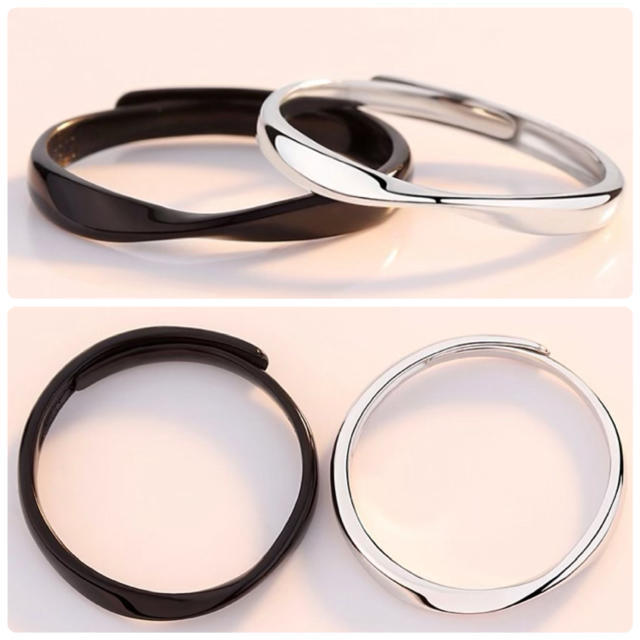 【ギフトラッピング付き】 指輪 ペアリング メンズ レディース シルバー リング レディースのアクセサリー(リング(指輪))の商品写真