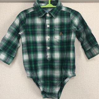 ベビーギャップ(babyGAP)のbaby GAP＊長袖シャツロンパース＊(ロンパース)