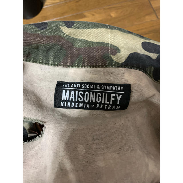 MAISON GILFY(メゾンギルフィー)のMAISONGILFY デニムジャケット レディースのジャケット/アウター(Gジャン/デニムジャケット)の商品写真