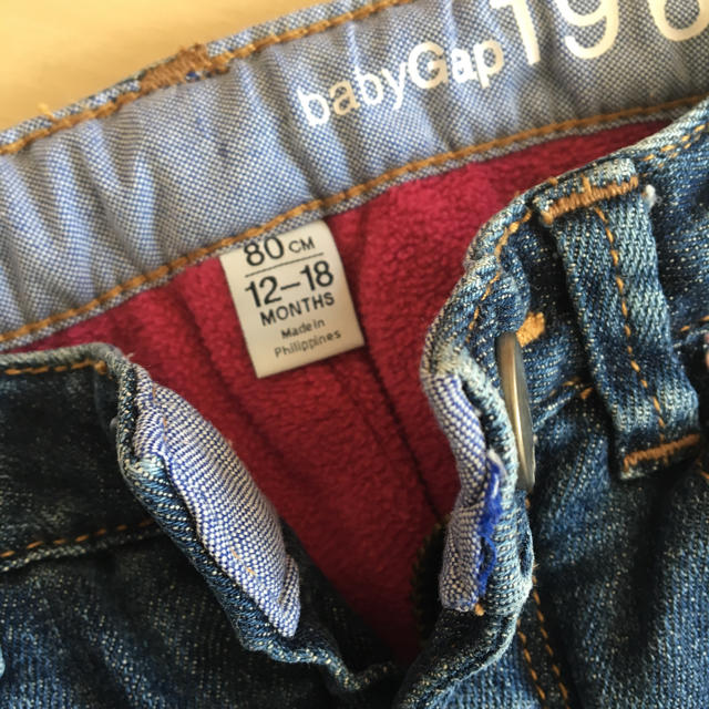 babyGAP(ベビーギャップ)のbaby gap♡裏起毛デニム キッズ/ベビー/マタニティのベビー服(~85cm)(パンツ)の商品写真