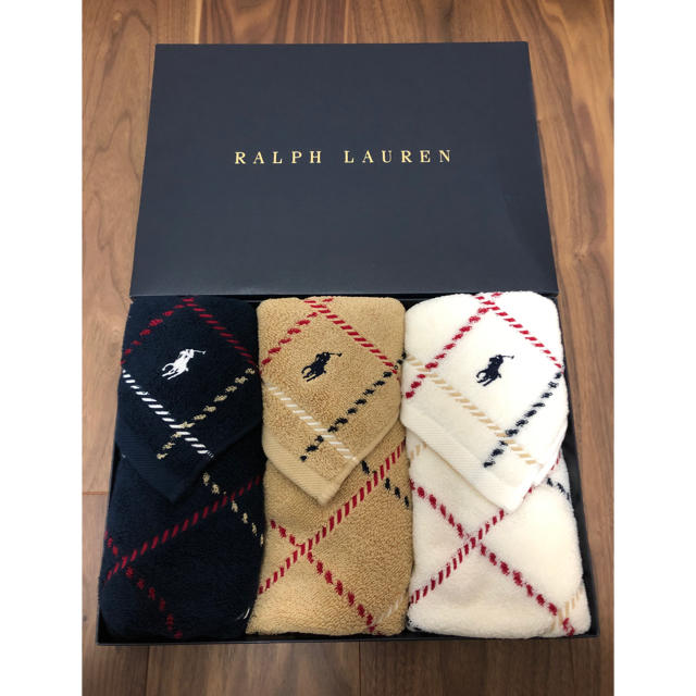 Ralph Lauren - ラルフローレン フェイスタオル3枚セットの通販 by