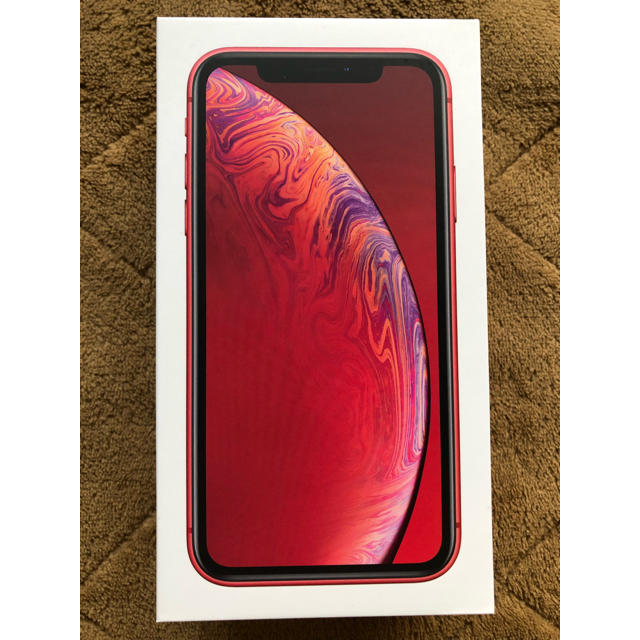 新品 ソフトバンク iPhone XＲ 64GB REDスマートフォン/携帯電話