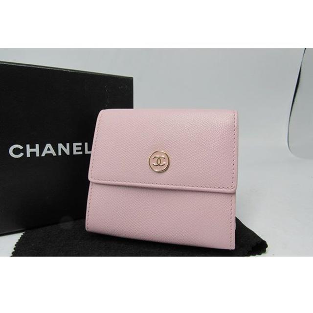 CHANEL(シャネル)の★未使用★ シャネル　Wホック財布　　三つ折り財布 ★鑑定済★正規品★ レディースのファッション小物(財布)の商品写真