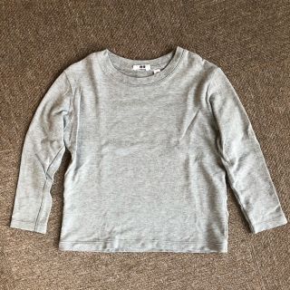 ユニクロ(UNIQLO)のグレー ロンT 110(Tシャツ/カットソー)