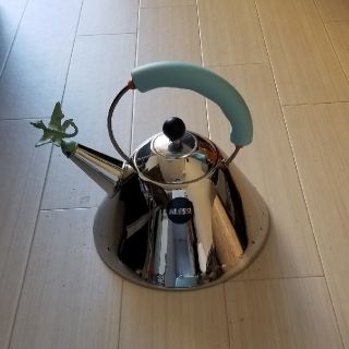 アレッシィ(ALESSI)のALESSI アレッシィ Tea Rex ケトル/ライトブルー(収納/キッチン雑貨)