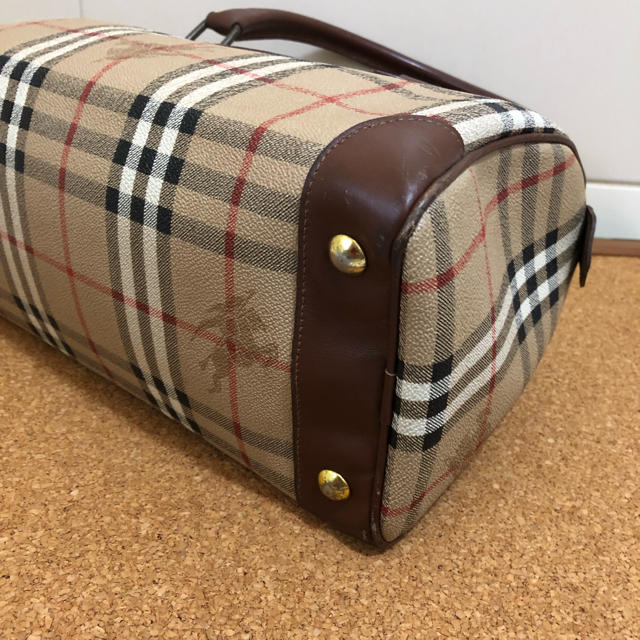 BURBERRY   中古品 英国製 old Burberrys ノバチェック ミニ ボストン