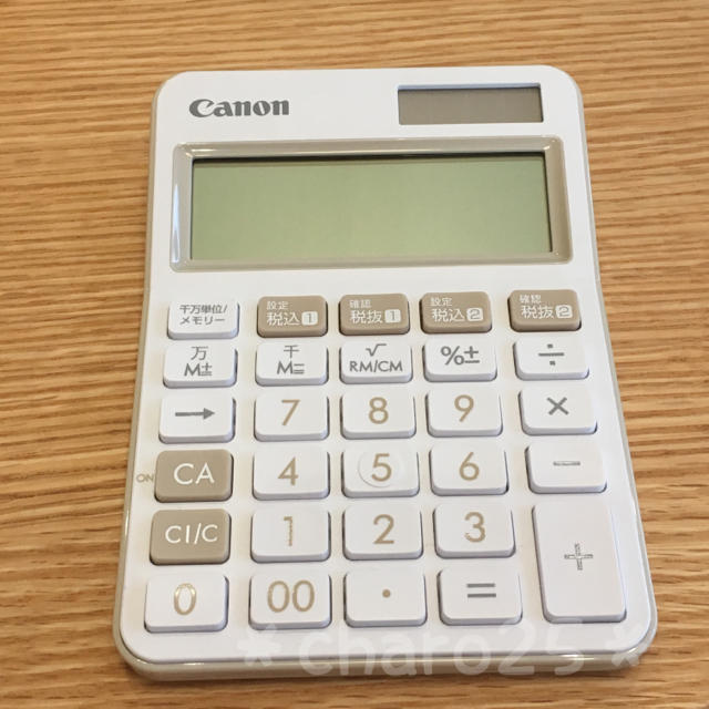 Canon - Canon キヤノン 電卓 LS-105WUC 10桁 ホワイト Canon - Canon キヤノン 電卓 LS-105WUC 10桁 ホワイト