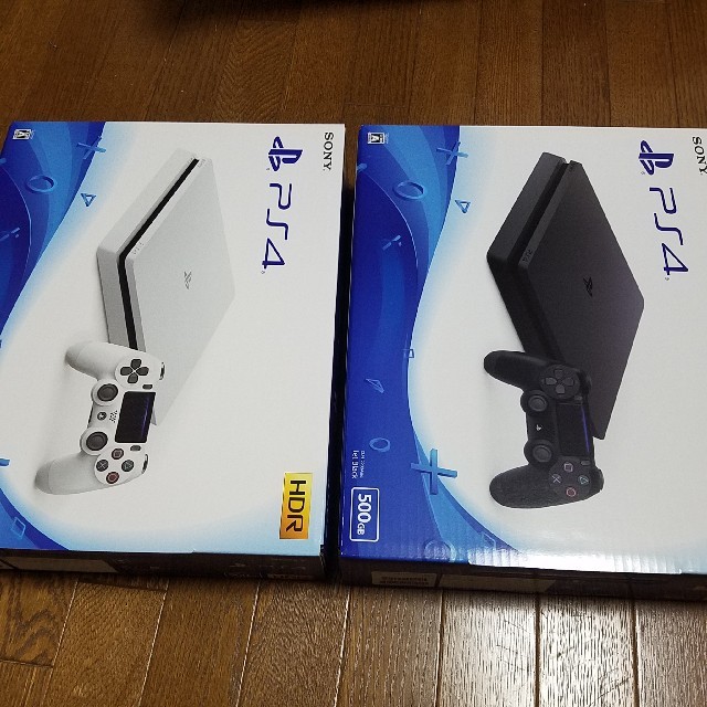史上一番安い PlayStation4 - 2台セット☆SONY playstation4 500GB ホワイト、ブラック 家庭用ゲーム機本体