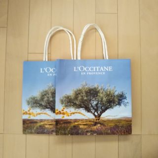 ロクシタン(L'OCCITANE)のL'OCCITANE 手さげ袋 中 2枚セット(ショップ袋)