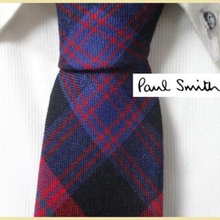 ポールスミス(Paul Smith)の新品ケース付★ポールスミス★【チェック柄】高級ネクタイ★羊毛１００％★希少(ネクタイ)