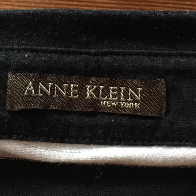 ANNE KLEIN(アンクライン)のアンクライン ボーダーシャツ レディースのトップス(シャツ/ブラウス(半袖/袖なし))の商品写真