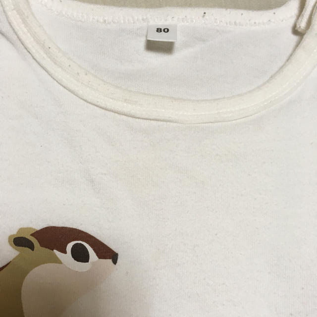MUJI (無印良品)(ムジルシリョウヒン)の無印 80cm 長袖 Tシャツ 4枚 キッズ/ベビー/マタニティのベビー服(~85cm)(Ｔシャツ)の商品写真