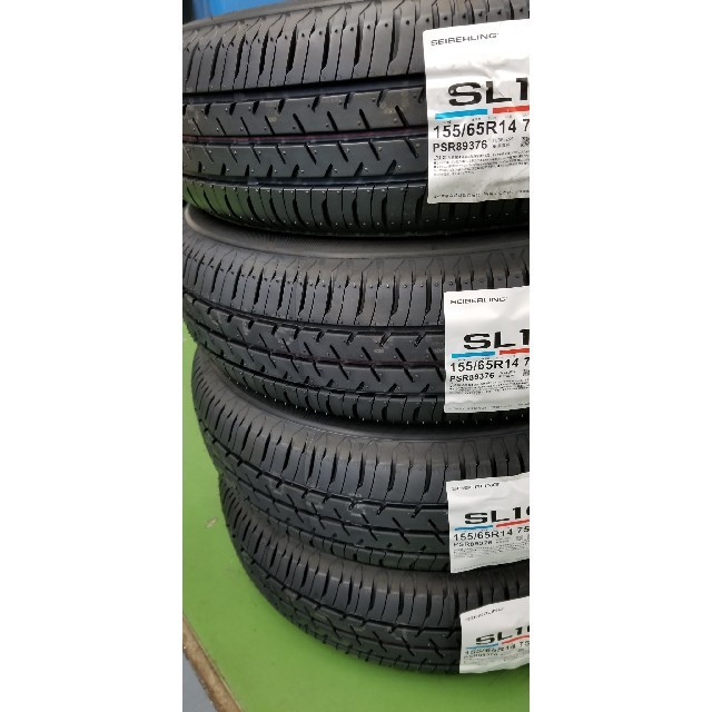 BRIDGESTONE(ブリヂストン)のタカちゃん工場専用　セット購入セイバーリング155/65R14 新品4本1セット 自動車/バイクの自動車(タイヤ)の商品写真