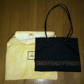 フェンディ(FENDI)の【FENDI】ペカン柄トート　ロングショルダー(トートバッグ)