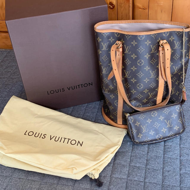 LOUIS VUITTON モノグラム バケットPM トートバッグ