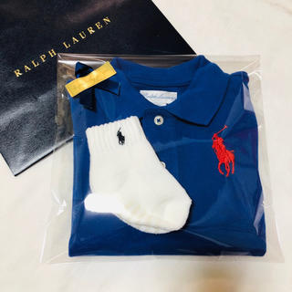 ラルフローレン(Ralph Lauren)のラルフ☆ポロシャツ 出産祝いにも80センチギフト(シャツ/カットソー)