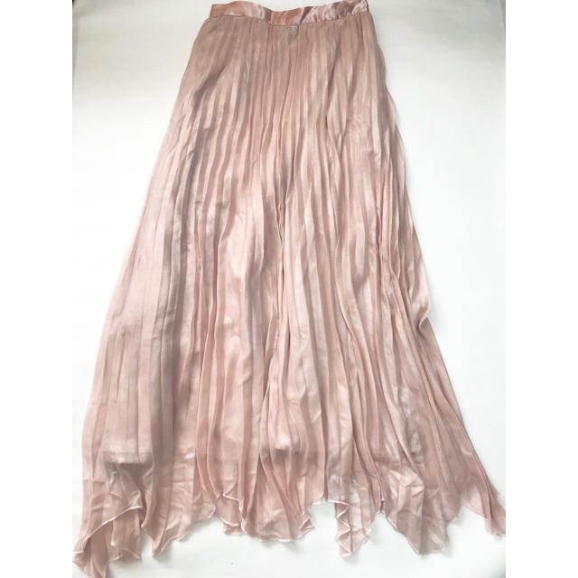MERCURYDUO(マーキュリーデュオ)のマーキュリーデュオ💓ピンクラメロングプリーツスカート レディースのスカート(ロングスカート)の商品写真