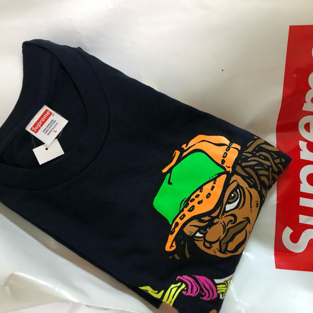 紺 supreme molotov kid tee シュプリーム Tシャツ 新品