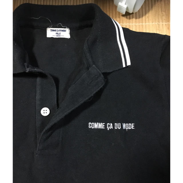 COMME CA DU MODE(コムサデモード)のcomme ca du modeコムサデモードポロシャツワンピ！ size140 キッズ/ベビー/マタニティのキッズ服女の子用(90cm~)(ワンピース)の商品写真