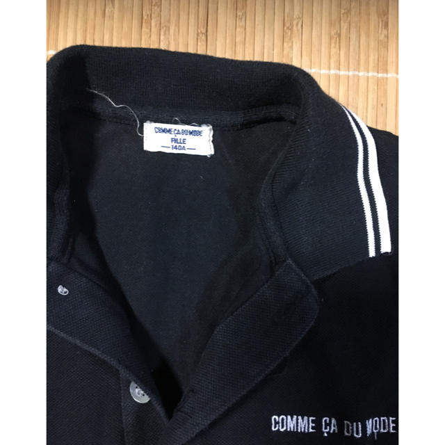 COMME CA DU MODE(コムサデモード)のcomme ca du modeコムサデモードポロシャツワンピ！ size140 キッズ/ベビー/マタニティのキッズ服女の子用(90cm~)(ワンピース)の商品写真