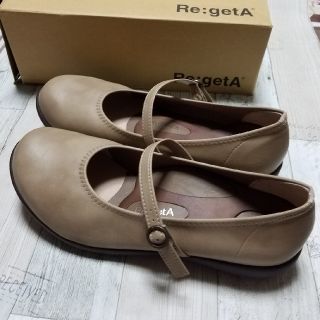 リゲッタ(Re:getA)のリゲッタ　ワンベルトローヒールパンプス　ベージュ(ハイヒール/パンプス)