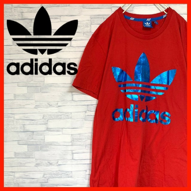 adidas(アディダス)の★ゆうこ様専用★ adidas トレフォイル デカロゴ Tシャツ メタリック  メンズのトップス(Tシャツ/カットソー(半袖/袖なし))の商品写真