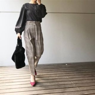 ザラ(ZARA)のZARA グレンチェックパンツ(カジュアルパンツ)