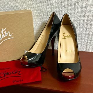 クリスチャンルブタン(Christian Louboutin)の新品 未使用♡ クリスチャンルブタン パテントレザー オープントゥ パンプス(ハイヒール/パンプス)