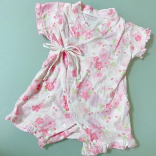 マザウェイズ(motherways)の甚平♡ロンパース♡女の子♡70サイズ(甚平/浴衣)