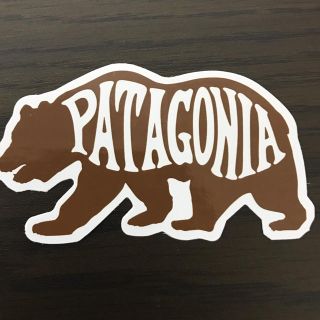 パタゴニア(patagonia)の【縦5cm 横8.8cm】patagonia パタゴニア   廃盤レアステッカー(ステッカー)