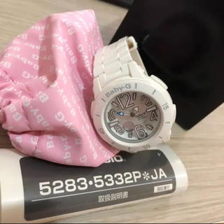 ベビージー(Baby-G)のベビージー カシオ ネオンマリンシリーズ BGA-170-7B1 ホワイト(腕時計)