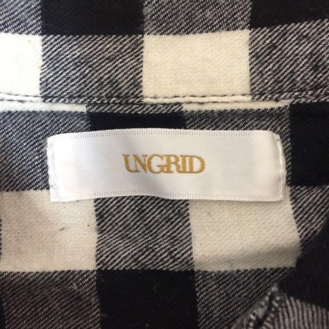 Ungrid(アングリッド)のungrid チェックシャツ レディースのトップス(カットソー(半袖/袖なし))の商品写真