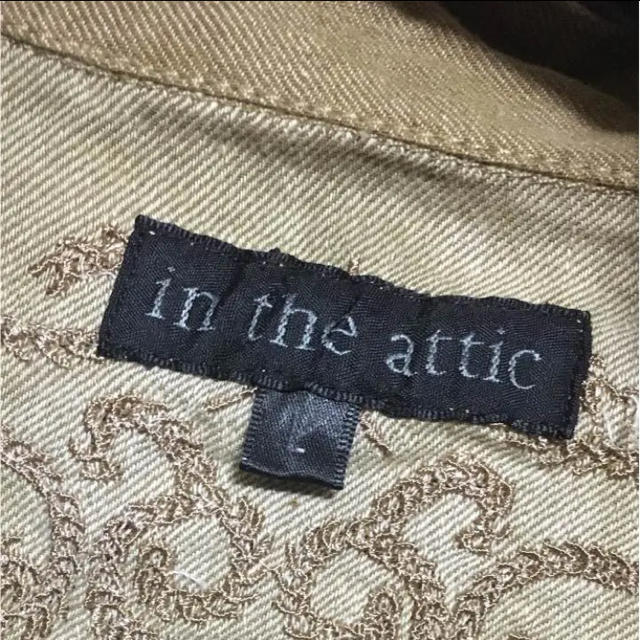 in the attic(インジアティック)のin the attic インジアティック シャツ 五分袖 ブラウン 春 夏 秋 メンズのトップス(シャツ)の商品写真