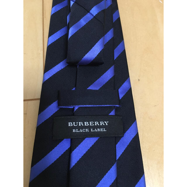 BURBERRY BLACK LABEL(バーバリーブラックレーベル)のBURBERRY BLACK LABEL ネイビー×パープル ネクタイ メンズのファッション小物(ネクタイ)の商品写真