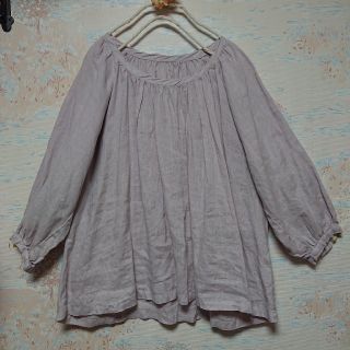 ネストローブ(nest Robe)のnest Robeネストローブ リネン ギャザー スモック ブラウス(シャツ/ブラウス(長袖/七分))