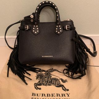 バーバリー(BURBERRY)の確実正規品 BURBERRY フリンジミニバック(ショルダーバッグ)