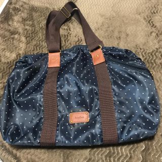 ドット柄 ボストンバック 美品 ★ 旅行にも(ボストンバッグ)