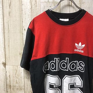 アディダス(adidas)の【激レア】90's adidas アディダス ビックロゴ トレフォイル Tシャツ(Tシャツ/カットソー(半袖/袖なし))