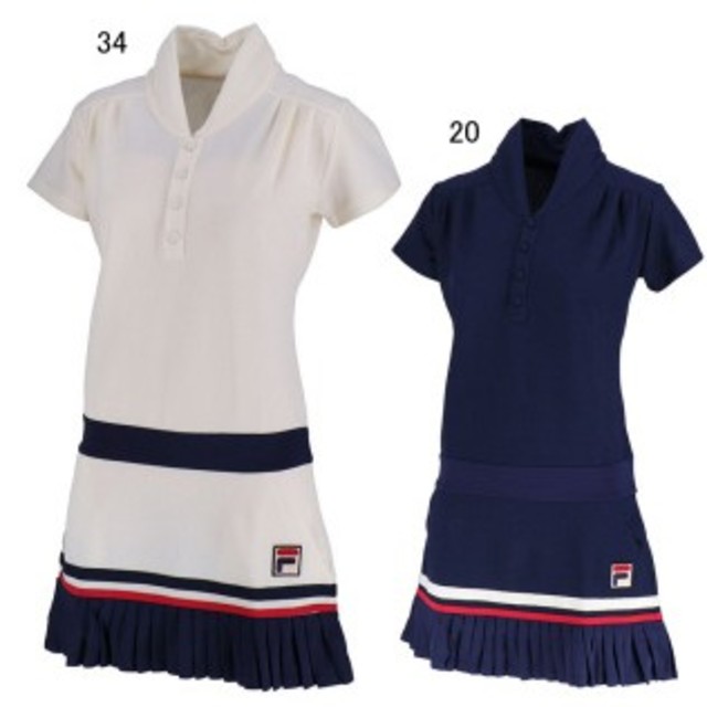 Fila フィラ テニスウェア レディース ワンピース Vl1841 34 M の通販 By Tennisfederer フィラならラクマ