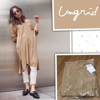 アングリッド(Ungrid)の新品 スキッパーシャツワンピース todayful ザラ moussy キャナル(ひざ丈ワンピース)