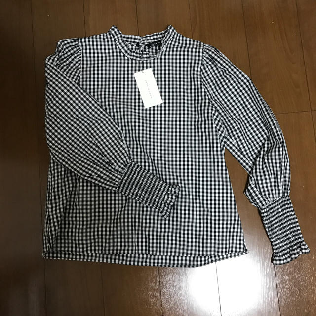 ZARA(ザラ)のZARA○ギンガムチェックブラウス レディースのトップス(シャツ/ブラウス(長袖/七分))の商品写真