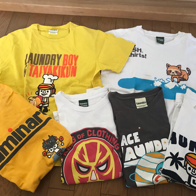 LAUNDRY(ランドリー)の「専用」2枚まとめて。ランドリー Tシャツ ミュータン EXTRA small  キッズ/ベビー/マタニティのキッズ服男の子用(90cm~)(Tシャツ/カットソー)の商品写真