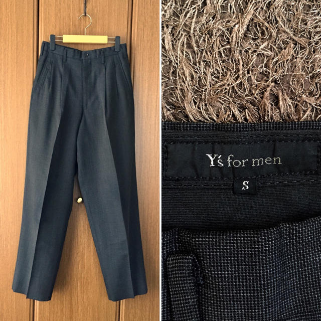 Y's(ワイズ)の名作 90’Y's formen 2Tuck ワイドタックテーパードパンツ メンズのパンツ(スラックス)の商品写真