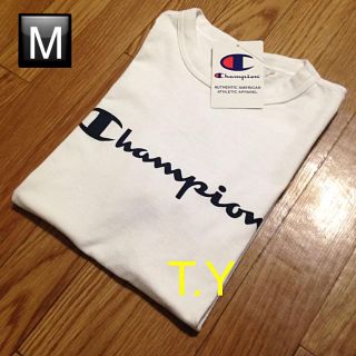 チャンピオン(Champion)のChampion Tシャツ 白 Supreme EMODA Ungrid好きに(Tシャツ/カットソー(半袖/袖なし))