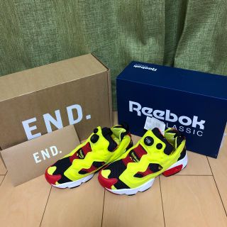 リーボック(Reebok)の25.0cm ポンプフューリー シトロン(スニーカー)