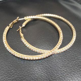 エルチャンス(L.CHANCE)のビジューフープピアス(ピアス)