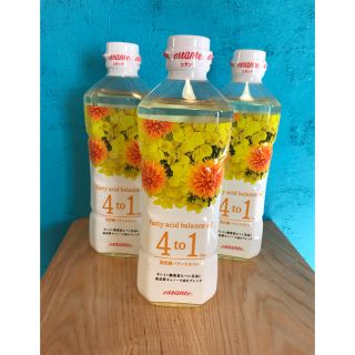 アムウェイ(Amway)の4to1 脂肪酸バランスオイル 600g 3本セット 毎日の健康に！(調味料)