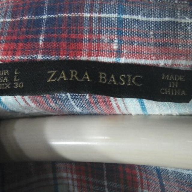 ZARA(ザラ)の3502　ZARA　BASIC　長袖　チェック　シャツ　スナップボタン　人気 レディースのトップス(シャツ/ブラウス(長袖/七分))の商品写真